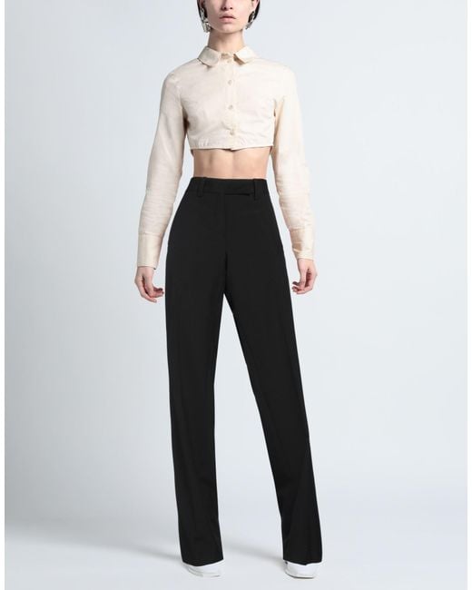 Quira Black Pants Virgin Wool