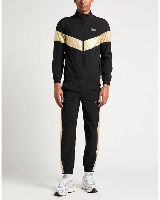 EA7 Black Tracksuit for men