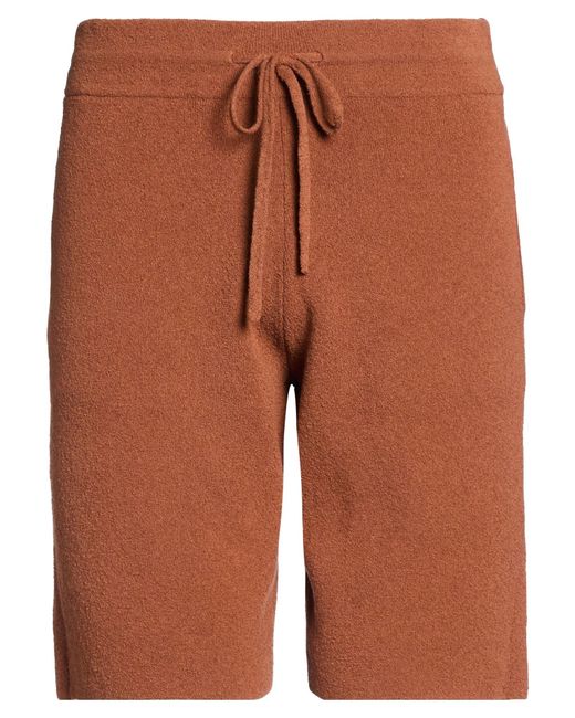Roberto Collina Brown Shorts & Bermuda Shorts for men