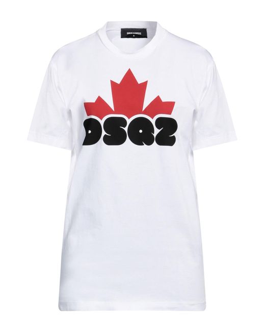 DSquared² White T-Shirt Cotton