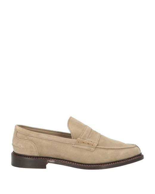 Tricker's White Loafers Leather for men