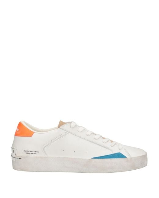 Crime London White Sneakers Leather for men