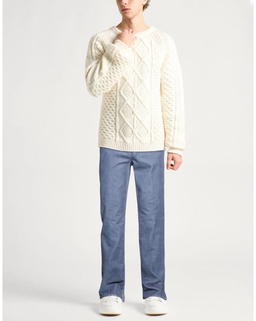 Ferragamo Blue Pants Cotton, Viscose, Elastane for men