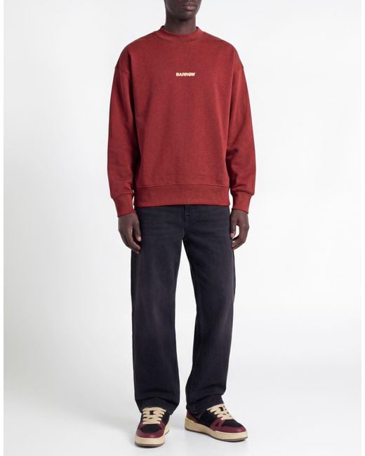 Barrow Red Sweatshirt Cotton for men