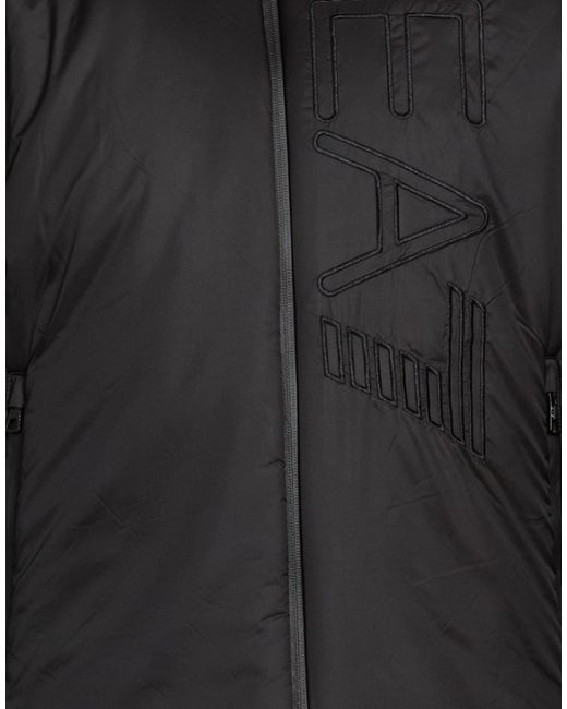EA7 Black Puffer for men