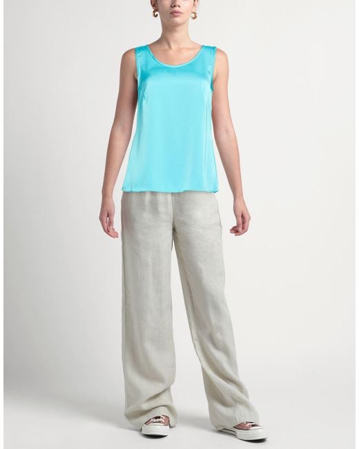 Camilla Blue Top Polyester