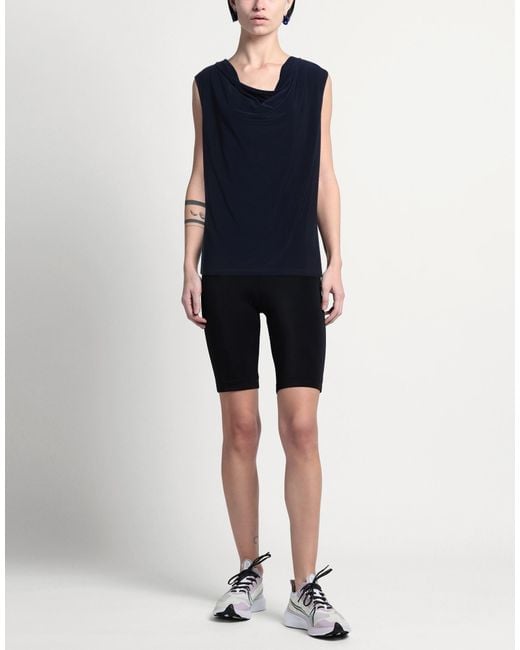 FRANK LYMAN Blue Top Polyester, Elastane