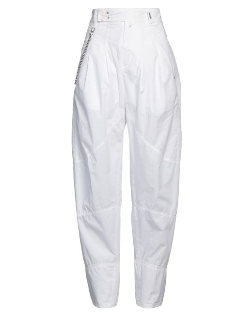 High White Pants Cotton