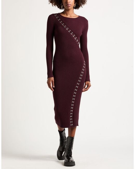 Patrizia Pepe Purple Midi Dress