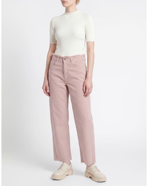 Soallure Pink Jeans