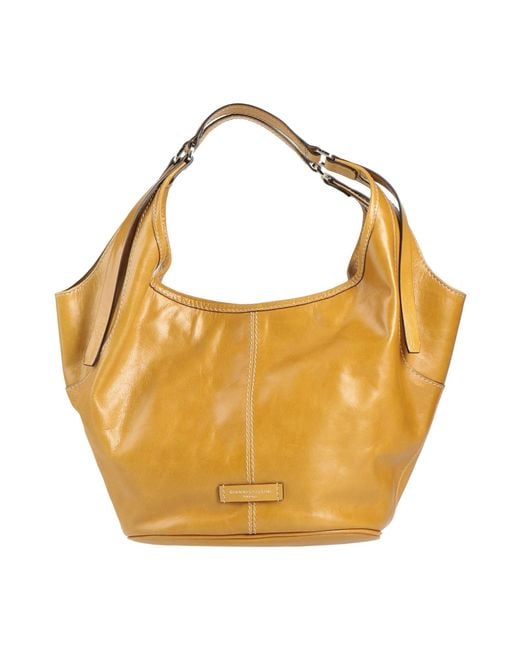 Gianni Chiarini Metallic Handbag Leather