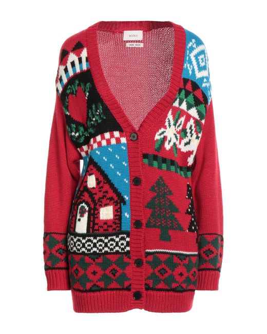 Cardigan ViCOLO en coloris Red