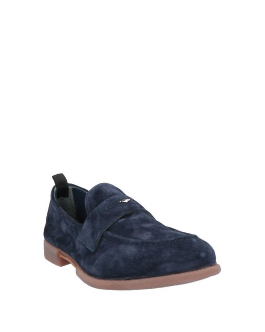 Alberto Guardiani Blue Loafers for men