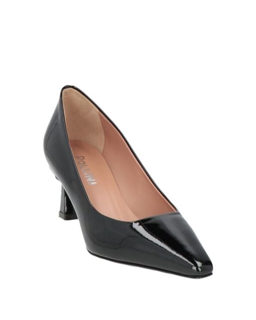 Pollini Black Pumps Leather