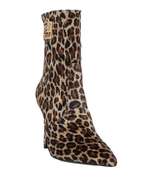 Class Roberto Cavalli Brown Ankle Boots