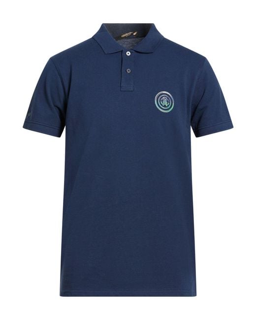 Roberto Cavalli Blue Polo Shirt Cotton for men