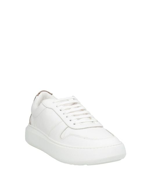 Herno White Sneakers Leather