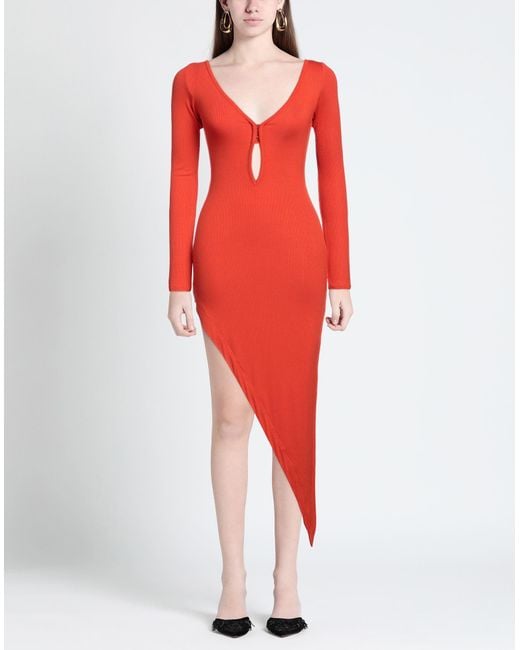 Robe courte Lama Jouni en coloris Red