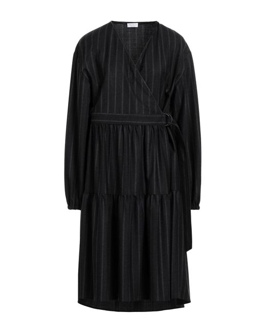 Brunello Cucinelli Black Midi Dress