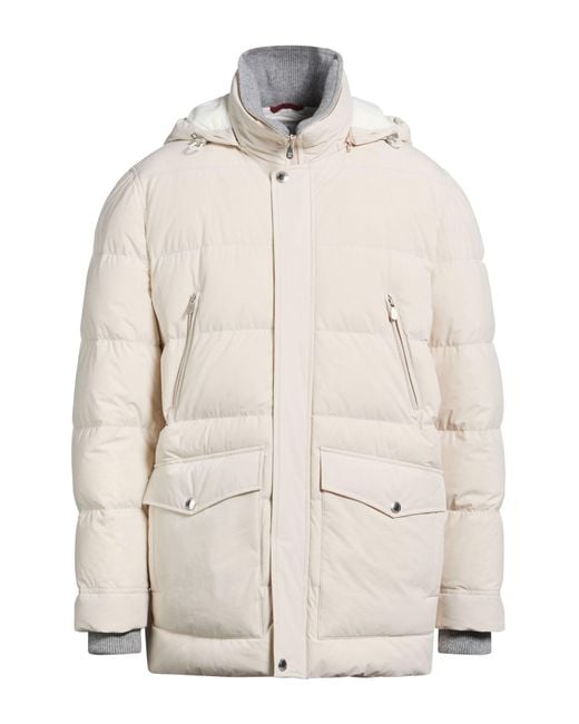 Brunello Cucinelli Natural Puffer Polyamide, Elastane for men