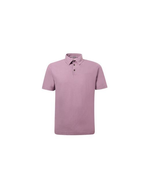 Zanone Poloshirt in Purple für Herren
