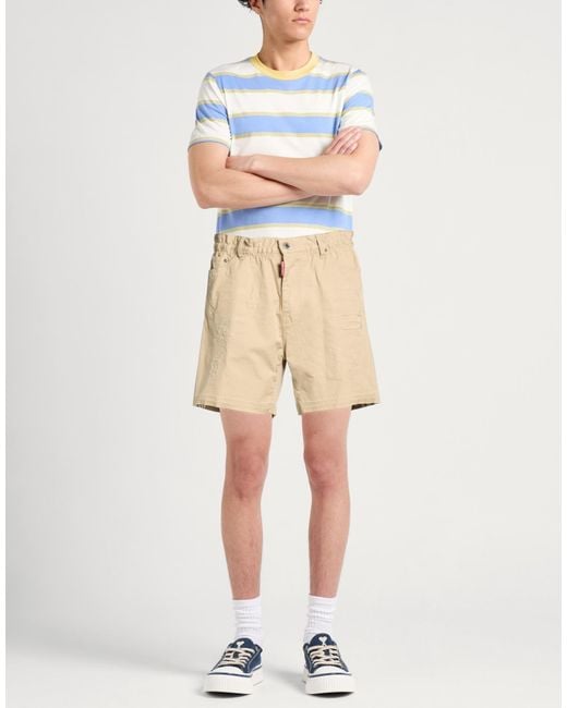 DSquared² Natural Shorts & Bermuda Shorts Cotton for men