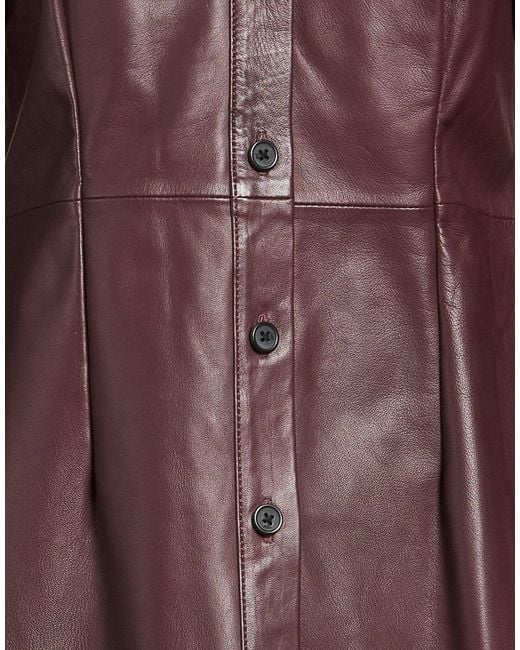 STUDIO AR Purple Jacket Leather