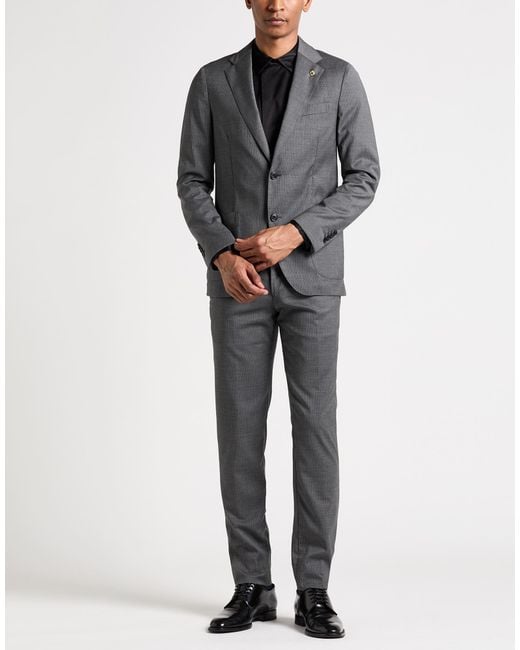 Traje Lardini de hombre de color Gray