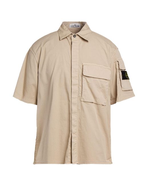 Stone Island Natural Shirt for men