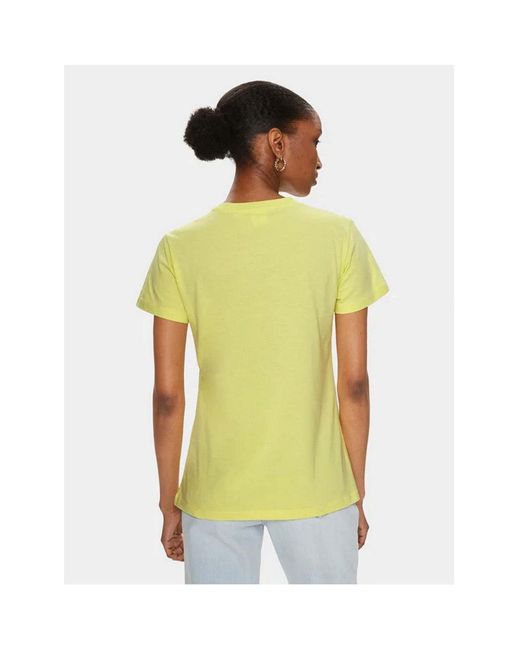 T-shirt Pinko en coloris Yellow