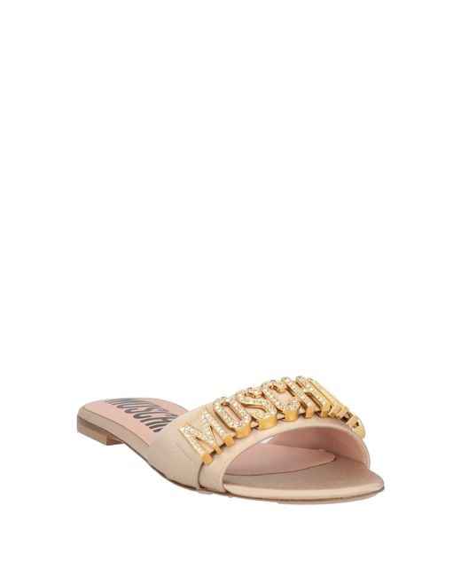 Moschino Natural Sandals