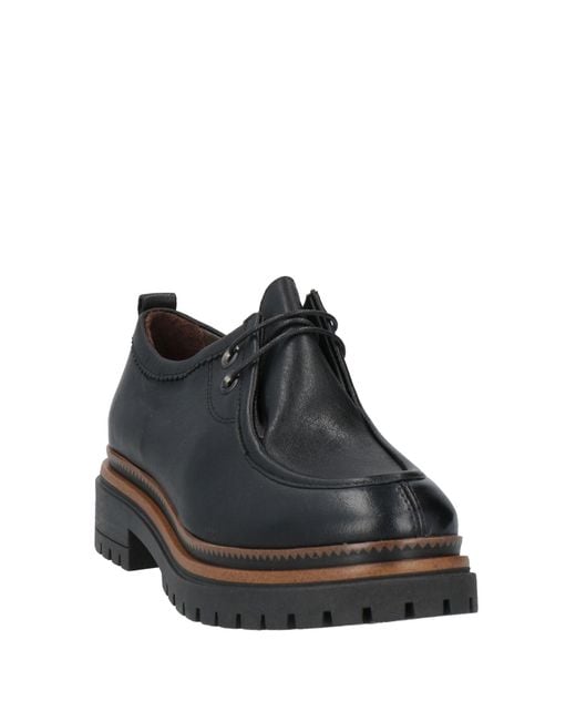 Mjus Black Lace-Up Shoes Leather