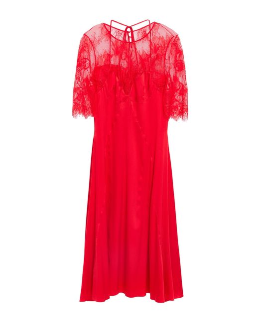 M ESSENTIAL Red Midi Dress