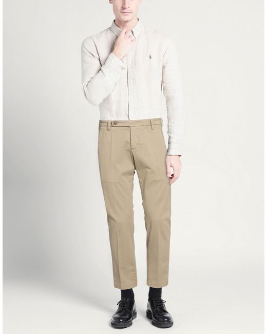 Entre Amis Natural Military Pants Cotton, Elastane for men