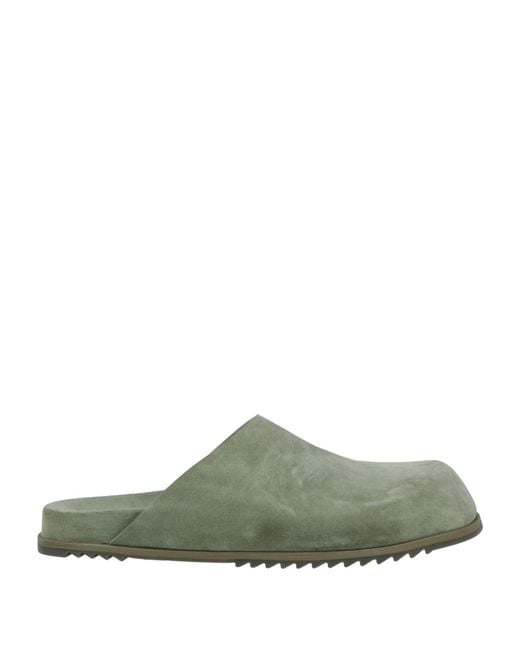 Rick Owens Green Mules & Clogs for men