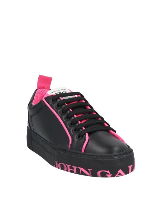 John Galliano Black Sneakers