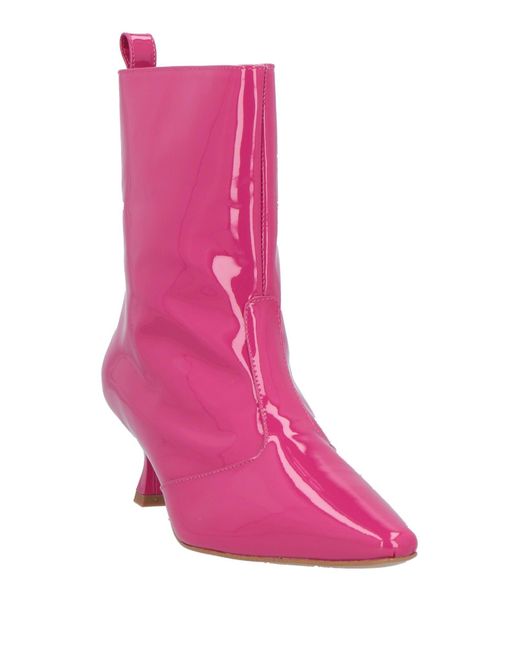 Wo Milano Pink Ankle Boots