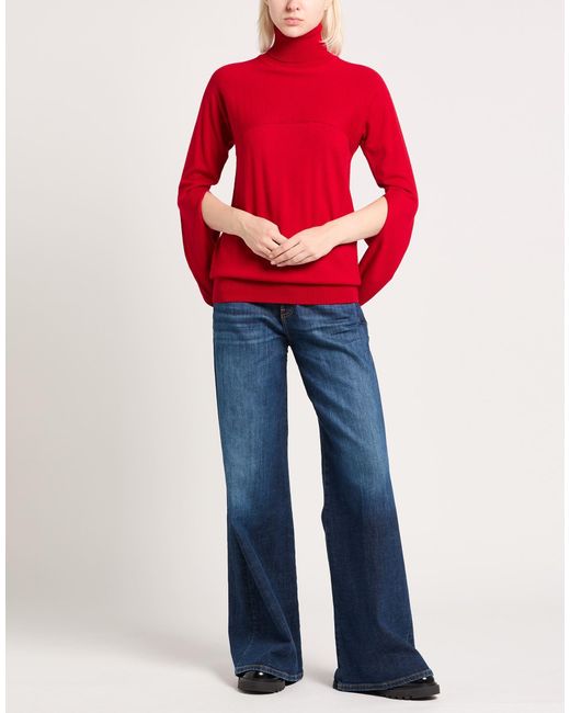 MEIMEIJ Red Turtleneck