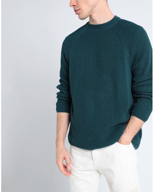 Topman Green Sweater for men