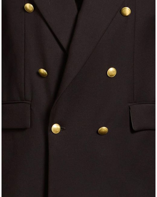 MARSĒM Black Blazer Polyester, Viscose, Elastane for men