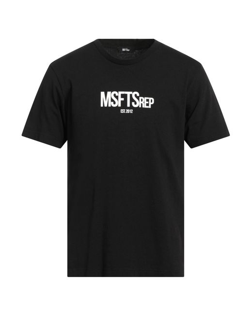 Msftsrep Black T-shirt for men