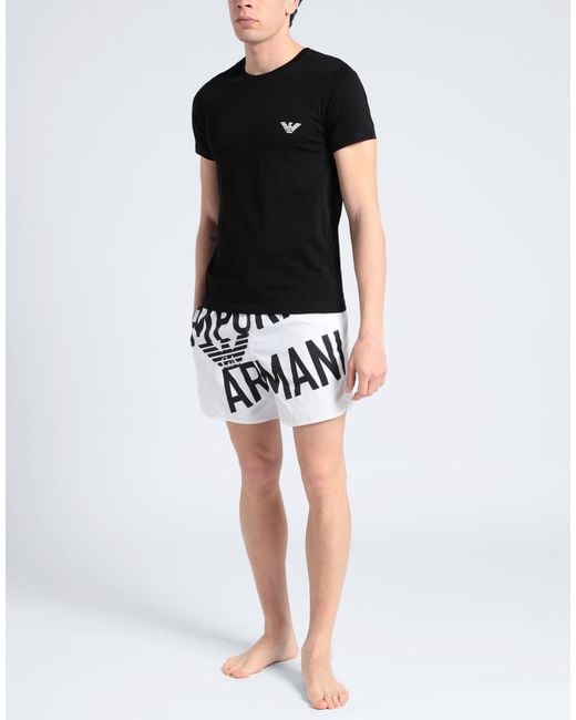 Emporio Armani Black T-shirt for men