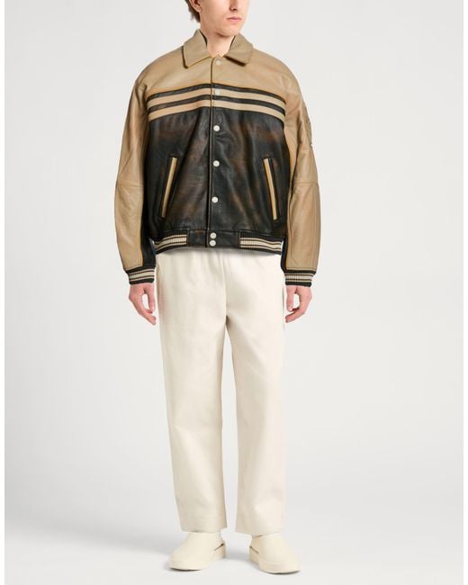 Guess Natural Jacket Cow Leather for men