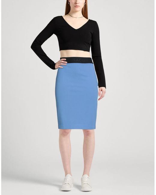 Liviana Conti Blue Midi Skirt