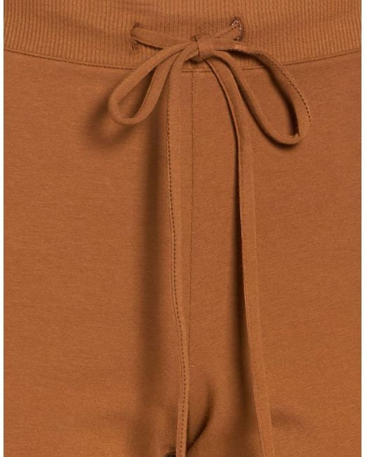 Skims Brown Pants Cotton, Elastane