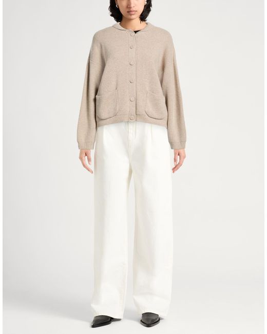 ViCOLO Natural Cardigan Viscose, Polyamide, Wool, Cashmere