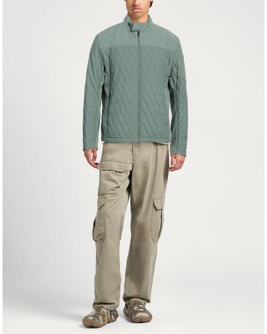Colmar Green Puffer Polyester, Elastane for men