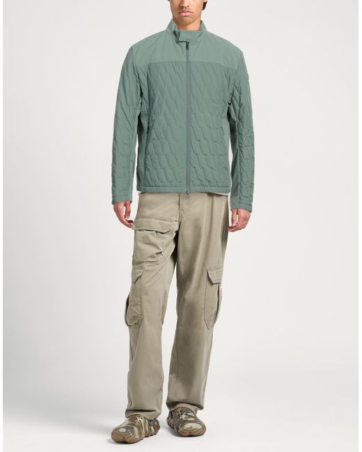 Colmar Green Puffer Polyester, Elastane for men