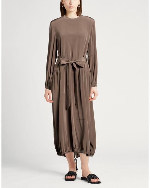 Tibi Brown Midi Dresses