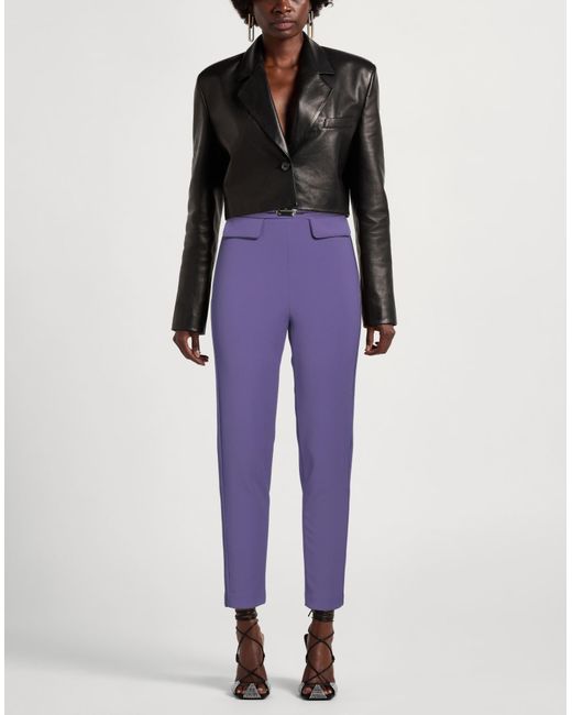 Elisabetta Franchi Purple Hose